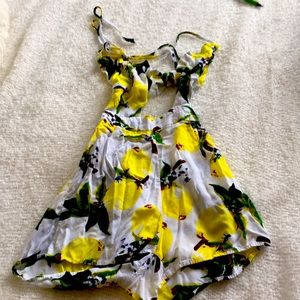 Lemon one piece Romper